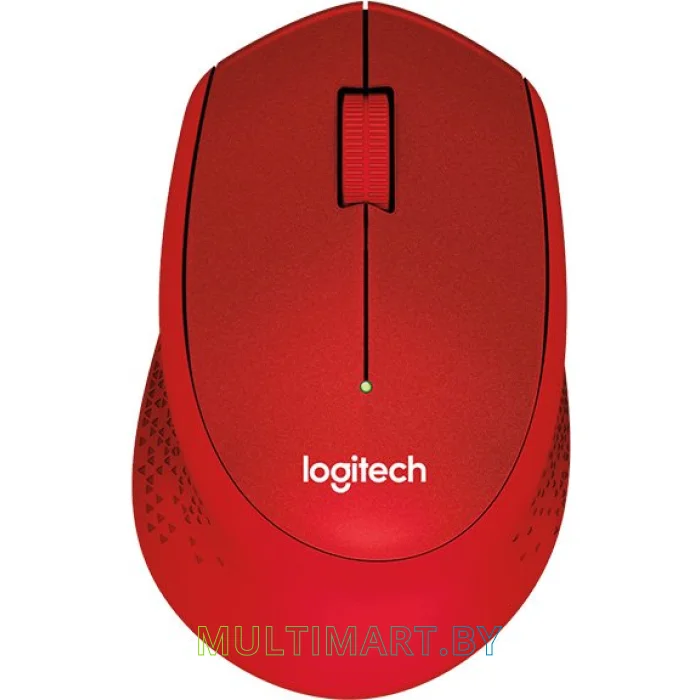 Мышь Logitech M330 Silent Plus (красный)